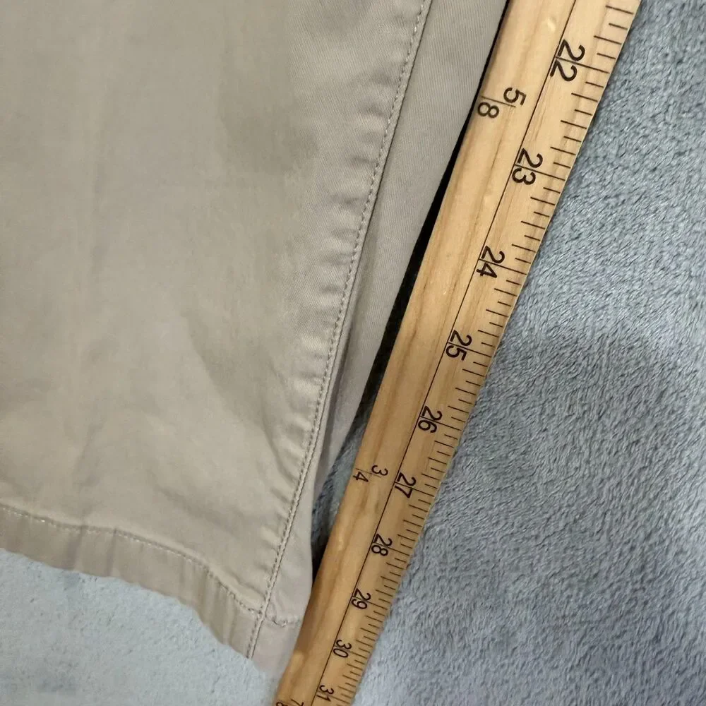 Birddogs Men's 34x32 (*34x31) Khaki Tan Chino Pants Stretch Built In Liner READ